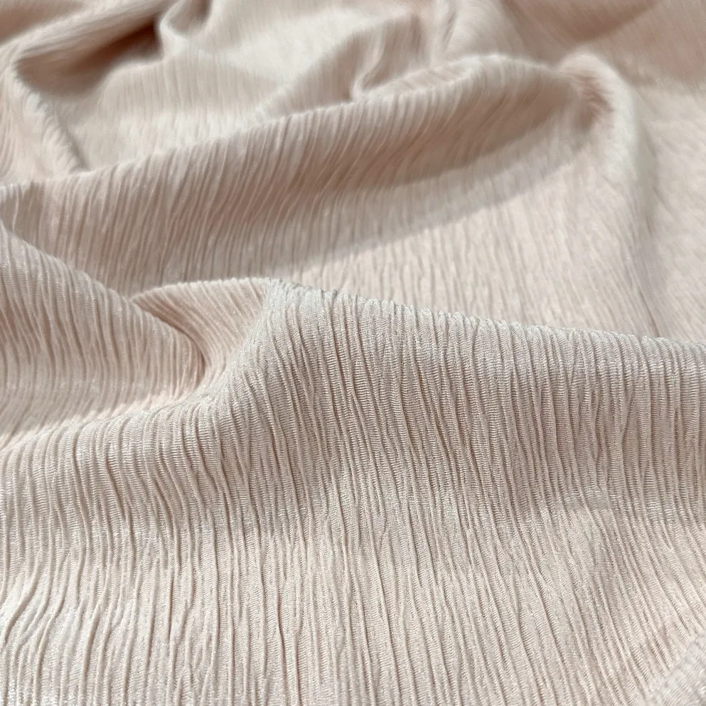 Bella Crepe Table Runner in Blush