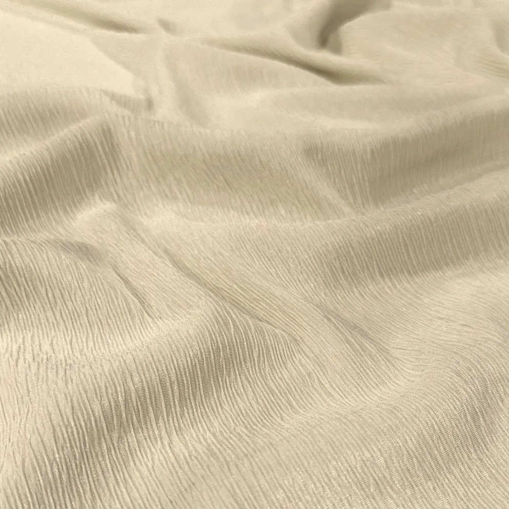 Bella Crepe Table Runner in Bone