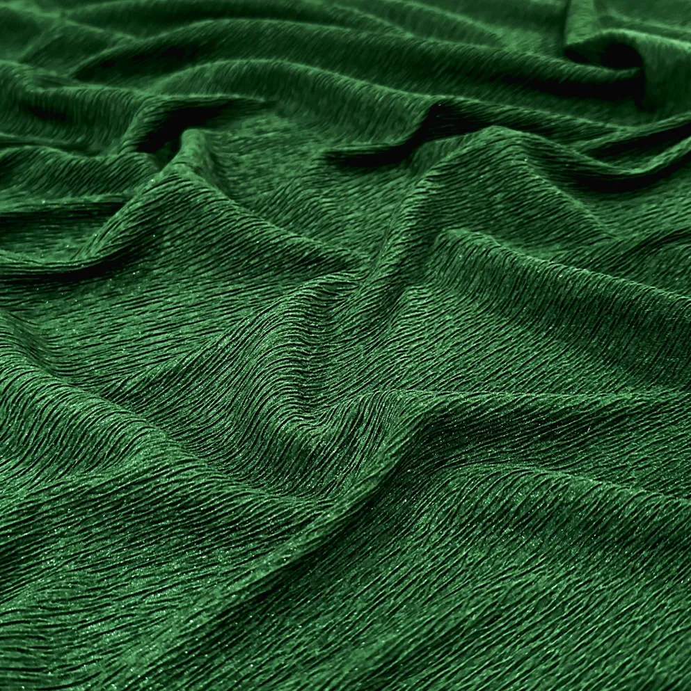 Bella Crepe Table Runner in Hunter Green