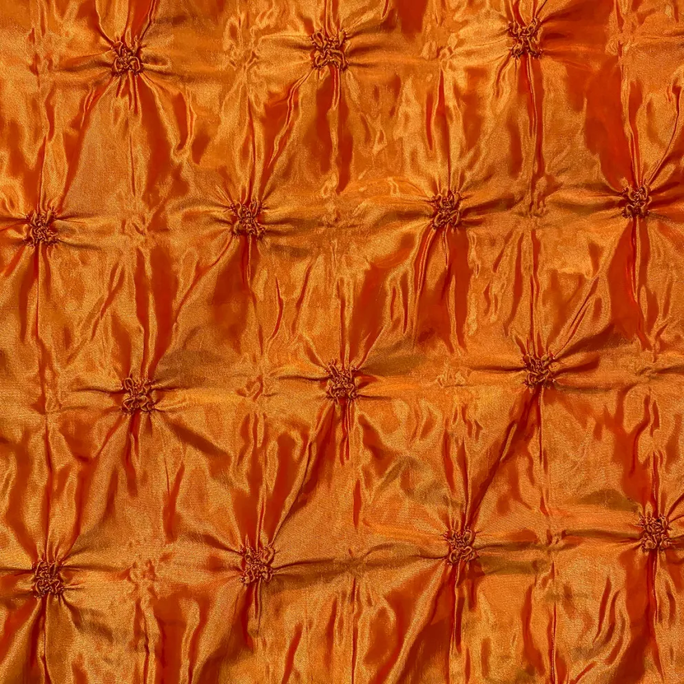 Belly Button (Pinwheel) Table Linen in Orange
