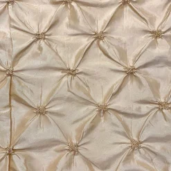 Belly Button (Pinwheel) Table Linen in Champagne