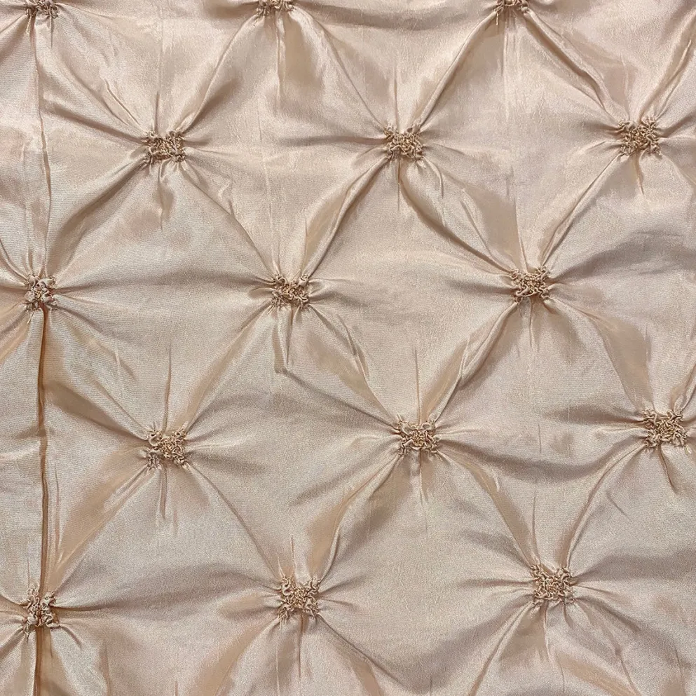 Belly Button (Pinwheel) Table Linen in Taupe Gold