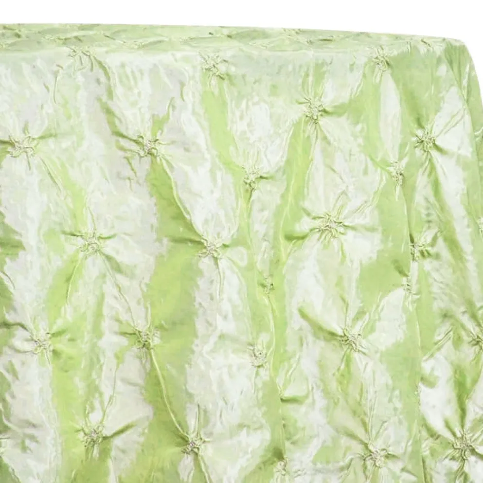 Belly Button (Pinwheel) Table Linen in Lt Sage
