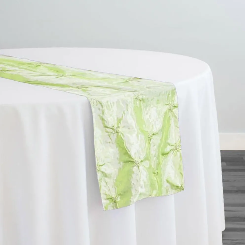 Belly Button (Pinwheel) Table Runner in Lt Sage
