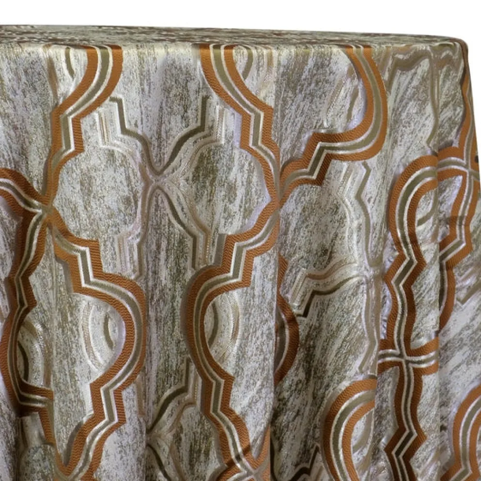 Bentley Jacquard Table Linen in Copper