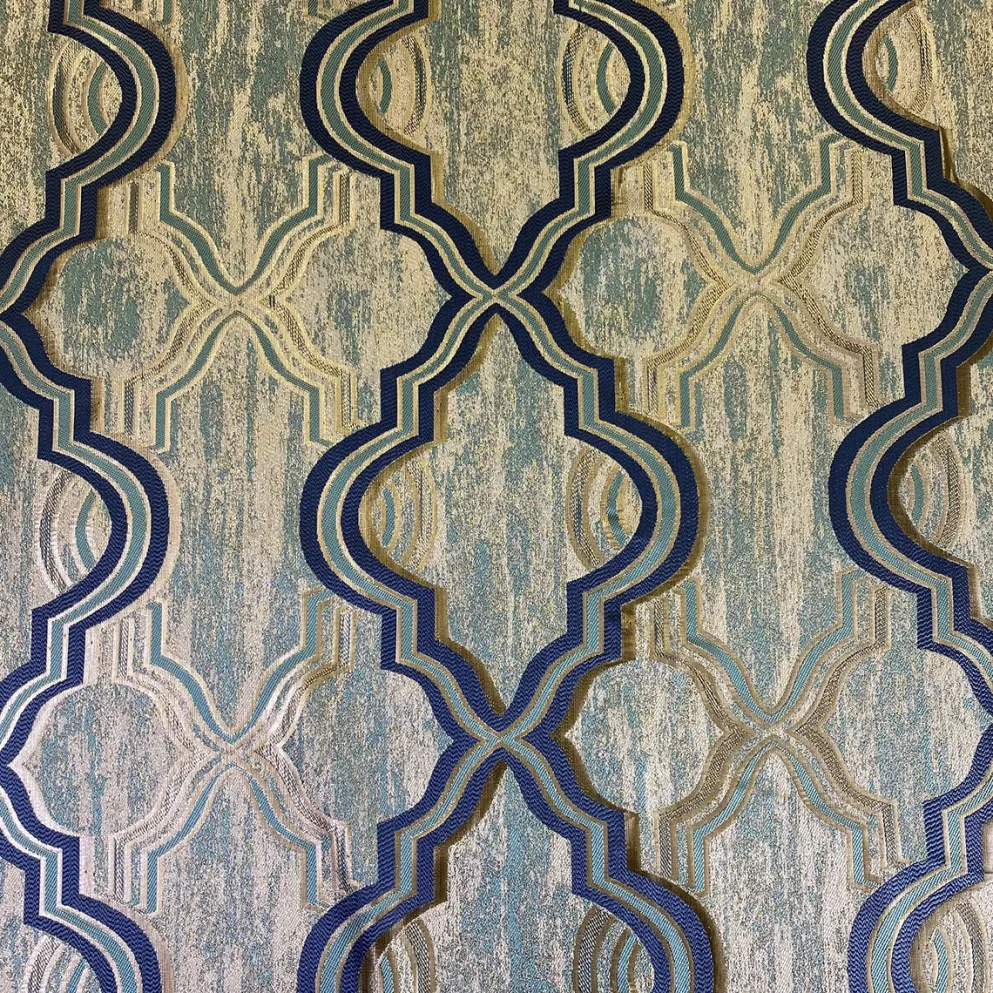 Bentley Jacquard Table Runner in Turquoise