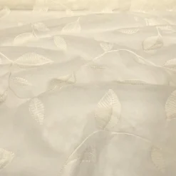 Birch Leaf Table Runner in Ivory