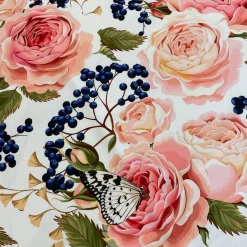 Blush Bouquet (Poly Print) Table Linen