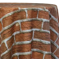 Brick (Poly Print) Table Linen