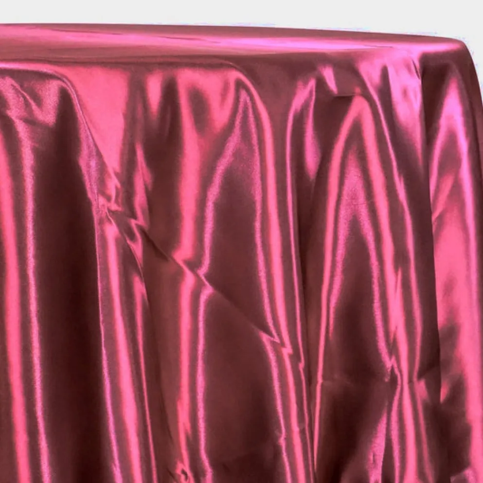 Bridal Satin Table Linen in Burgundy 232