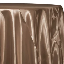 Bridal Satin Table Linen in Cappucino 47