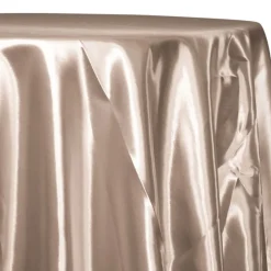 Bridal Satin Table Linen in Champagne 117