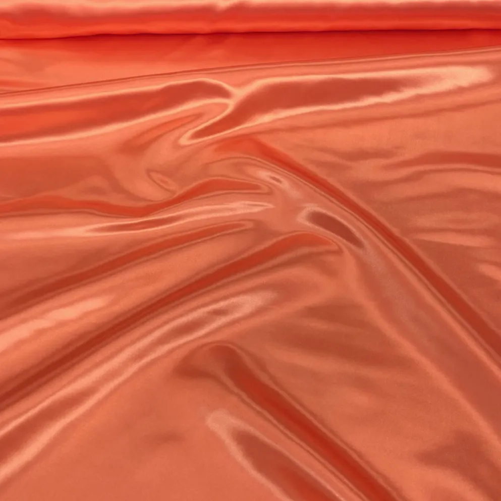Bridal Satin Table Linen in Dark Orange 622