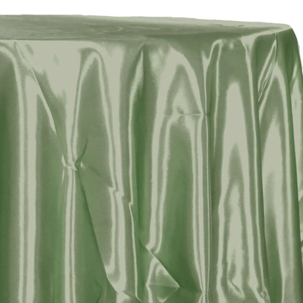 Bridal Satin Table Linen in Sage 152