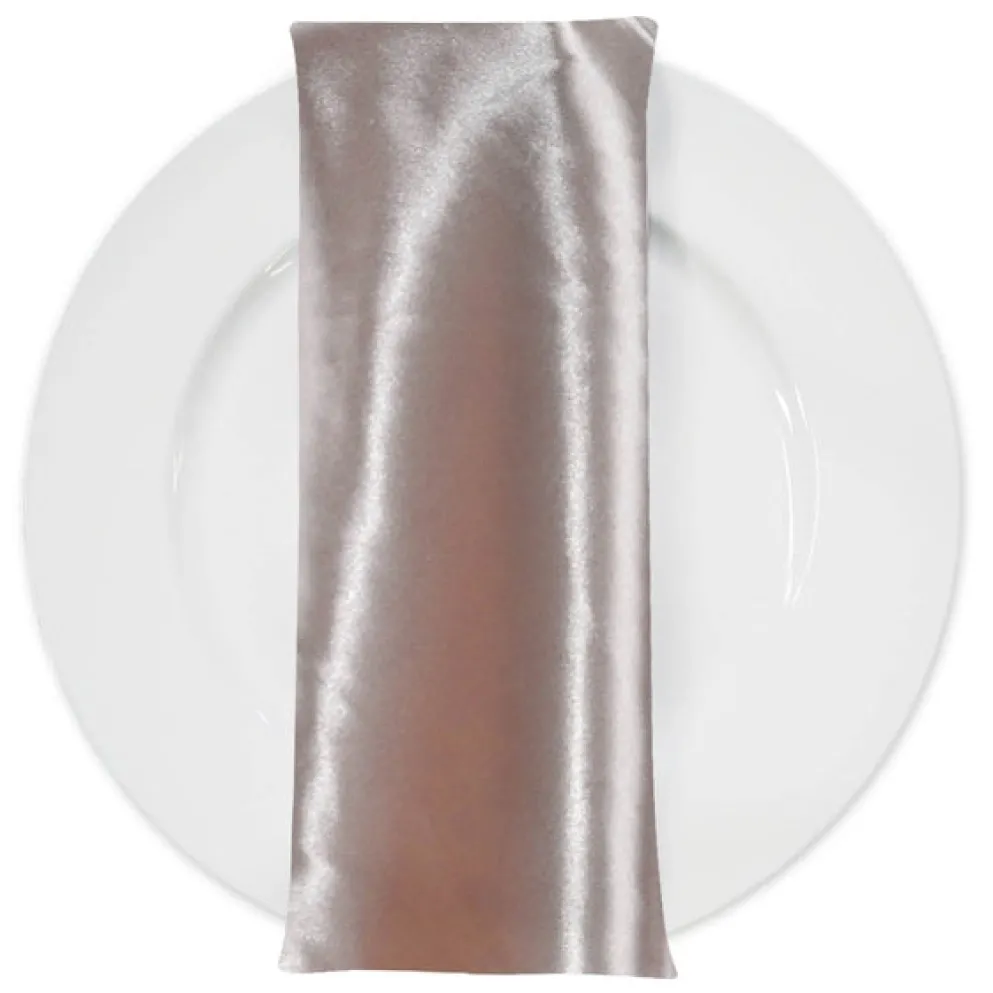 Bridal Satin Table Napkin in Blush 075