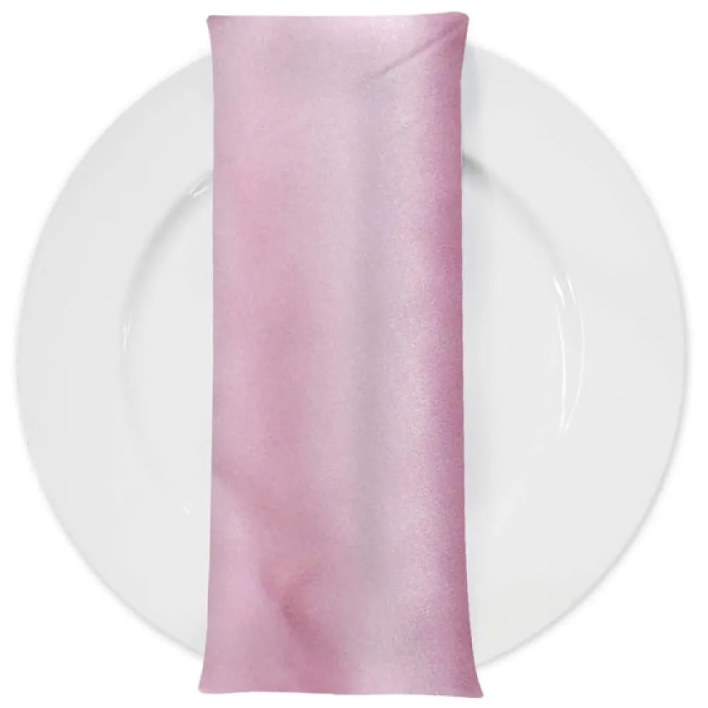 Bridal Satin Table Napkin in Dark Pink 158