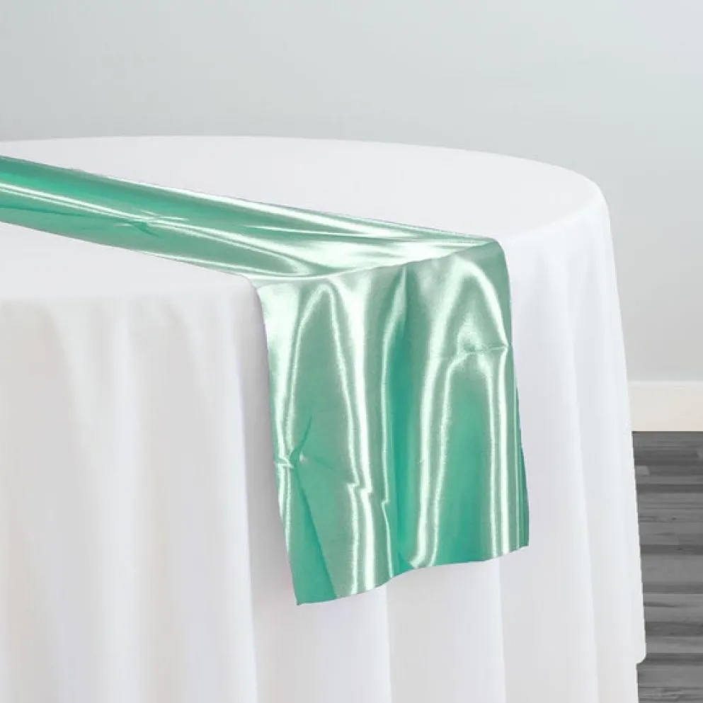 Bridal Satin Table Runner in Mint 765