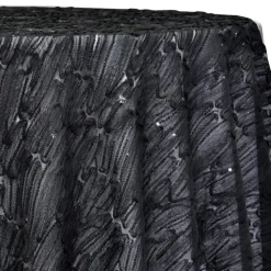 Brilliant Sheer Sequins Table Linen in Black