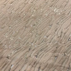 Brilliant Sheer Sequins Table Linen in Champagne
