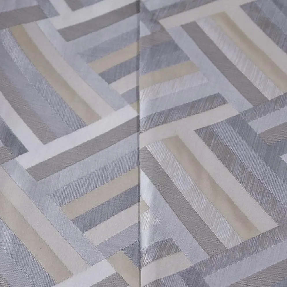 Broadway Jacquard (Reversible) Table Napkin in Silver