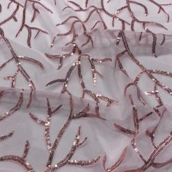 Brooks Sequins Table Linen in Blush