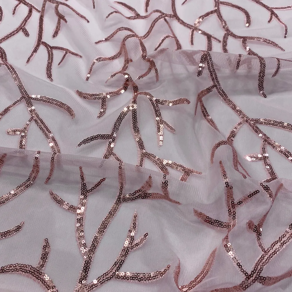 Brooks Sequins Table Runner in Blush