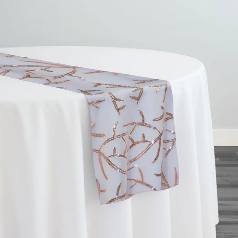Brooks Sequins Table Runner in Blush
