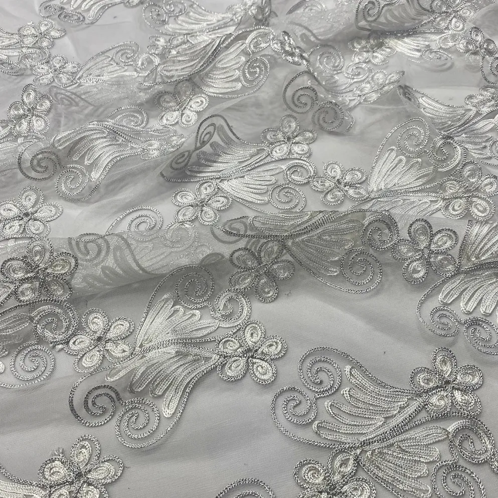 Butterfly Lace Table Linen in White