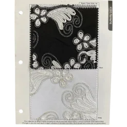 Butterfly Lace Table Runner in Black