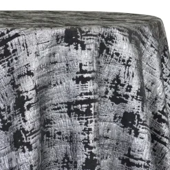Calypso Jacquard (Reversible) Table Linen in Black
