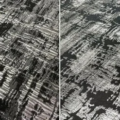 Calypso Jacquard (Reversible) Table Linen in Black