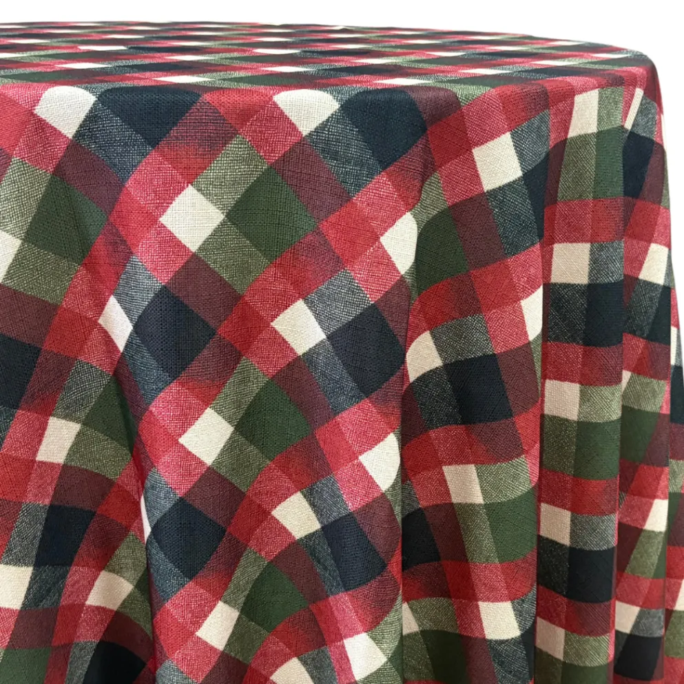 Camden Plaid (Slub Print) Table Linen
