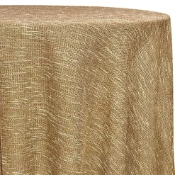 Capri Slub Linen Table Linen in Honey