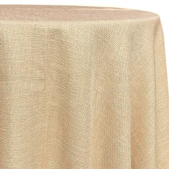 Capri Slub Linen Table Linen in Champagne