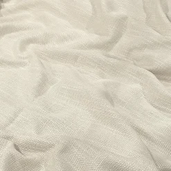 Capri Slub Linen Table Linen in Off White