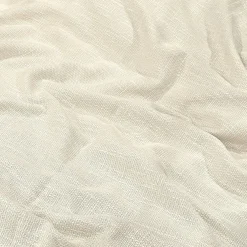 Capri Slub Linen Table Linen in Off White