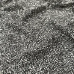 Capri Slub Linen Table Linen in Charcoal