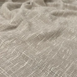 Capri Slub Linen Table Linen in Taupe