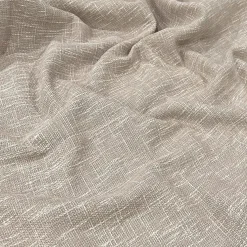 Capri Slub Linen Table Linen in Taupe