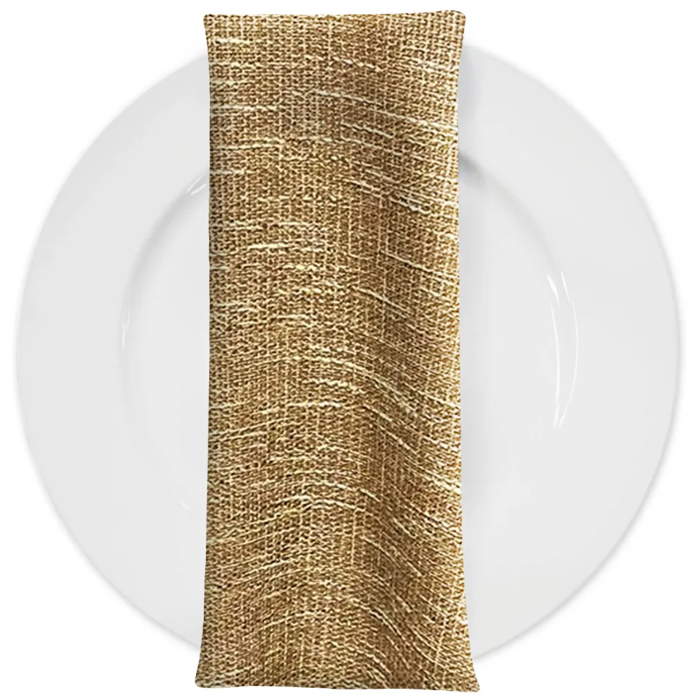 Capri Slub Linen Table Napkin in Honey