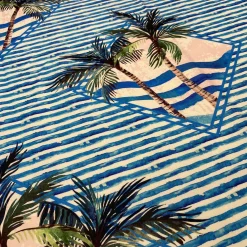 Caribbean Blues (Poly Print) Table Linen
