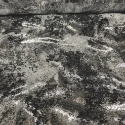 Cascade Jacquard Table Linen in Black and Silver