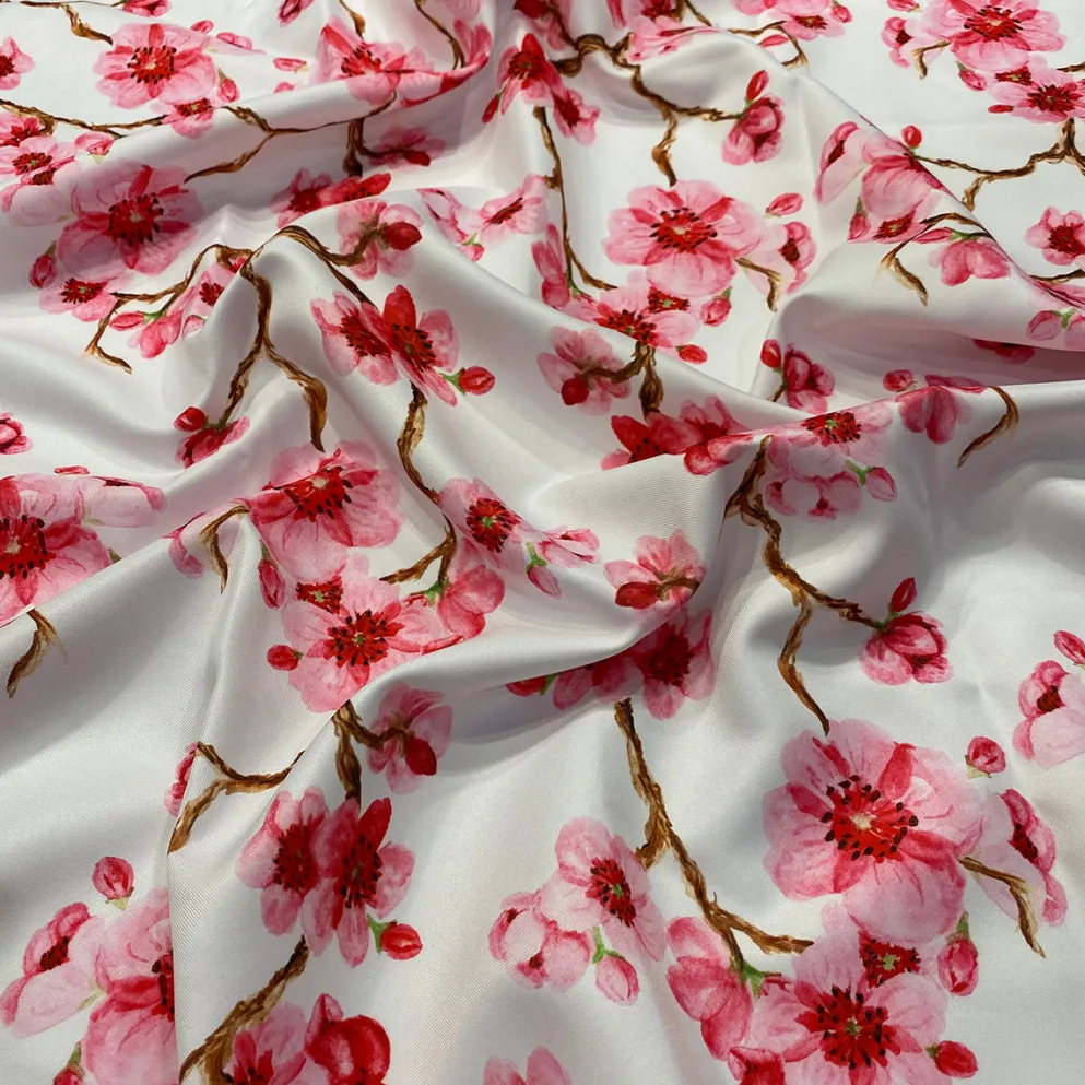 Cherry Blossom (Poly Print) Table Linen