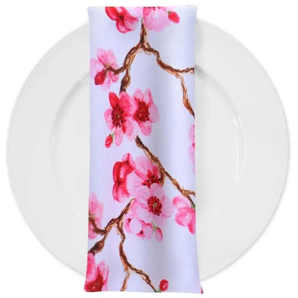 Cherry Blossom (Poly Print) Table Napkin