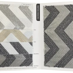 Chevron Sequins Table Linen in Gold
