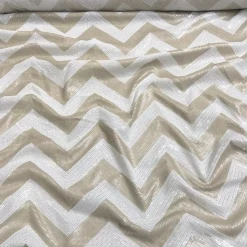 Chevron Sequins Table Linen in Gold