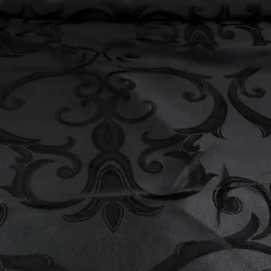 Chopin Jacquard Table Linen in Black