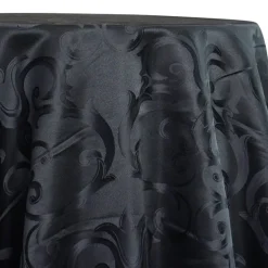 Chopin Jacquard Table Linen in Black