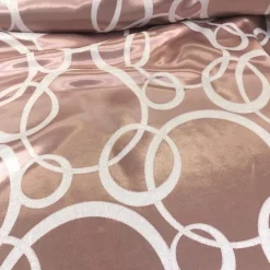 Cirque Jacquard (Reversible) Table Linen in Dusty Rose