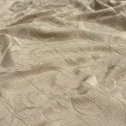 Classic Jacquard Table Linen in Champagne